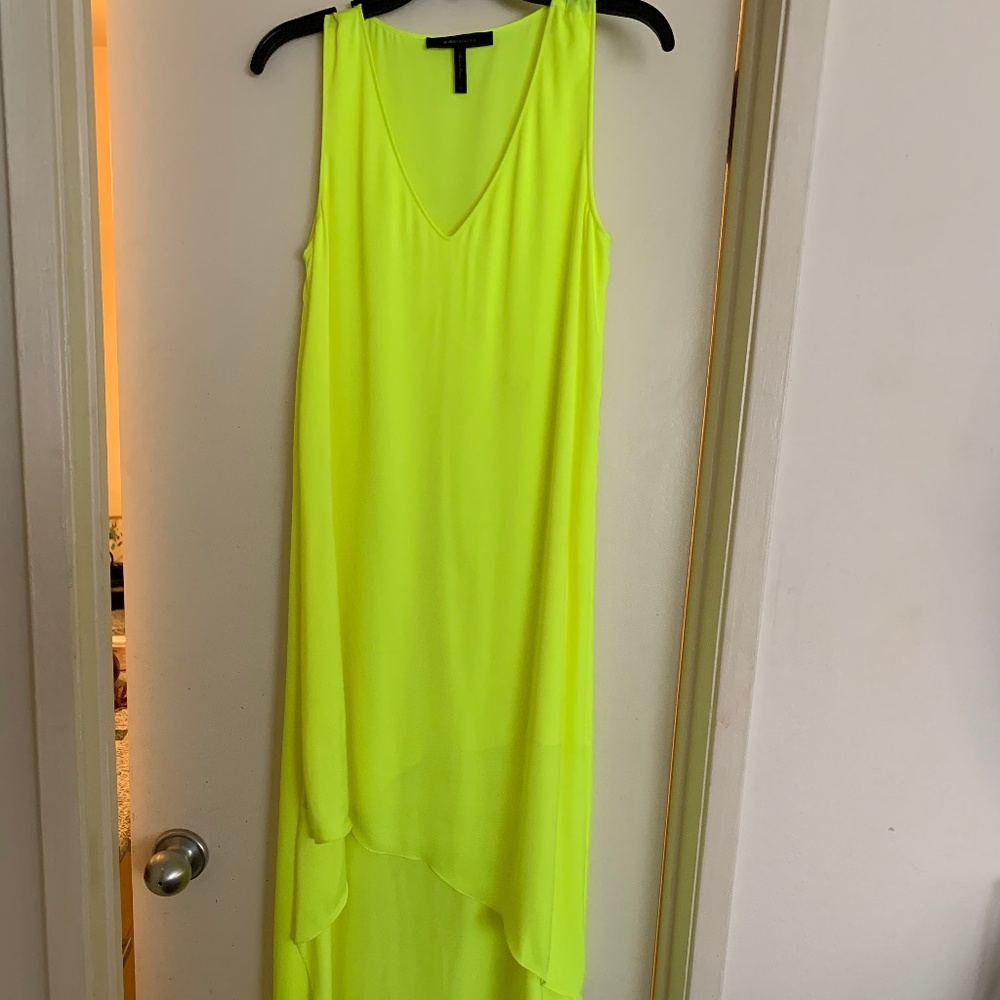 Neon Yellow BCBG MaxAzria Dress
